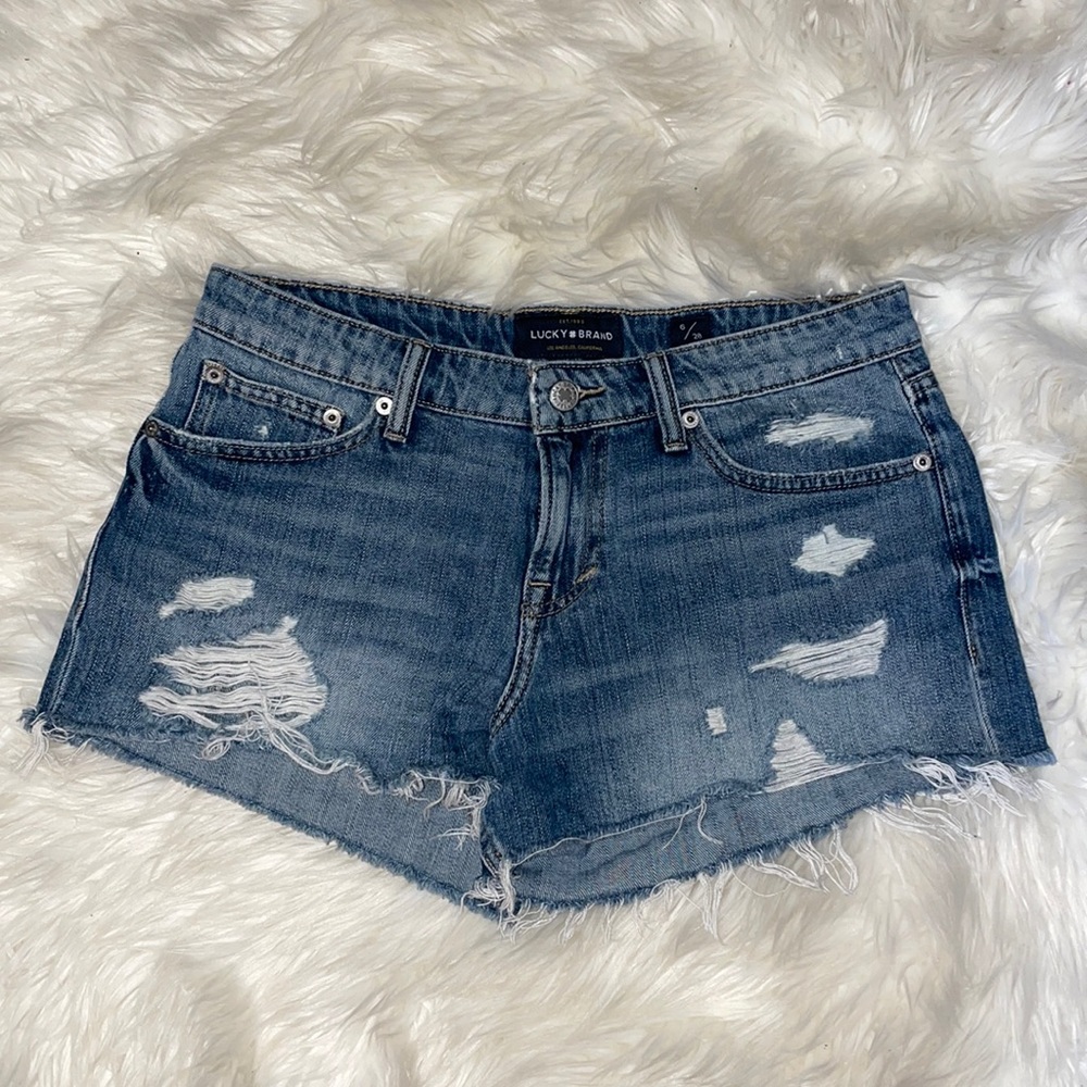 Lucky brand distressed shorts